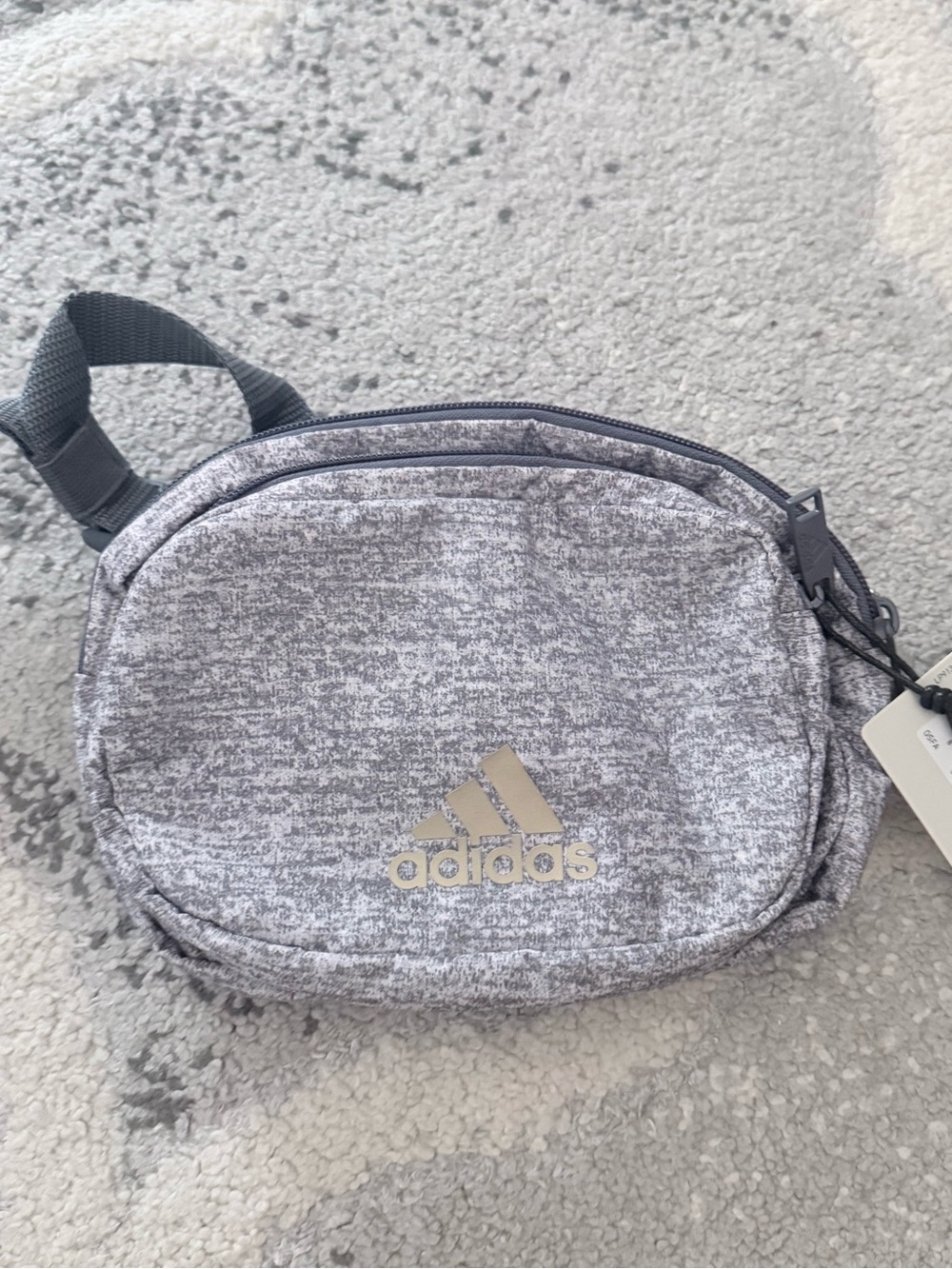 adidas Gray Jersey Waist Pack